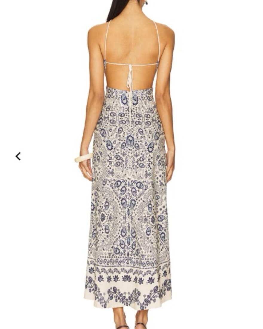 Ornate Patterned Maxi Dress - Image 3
