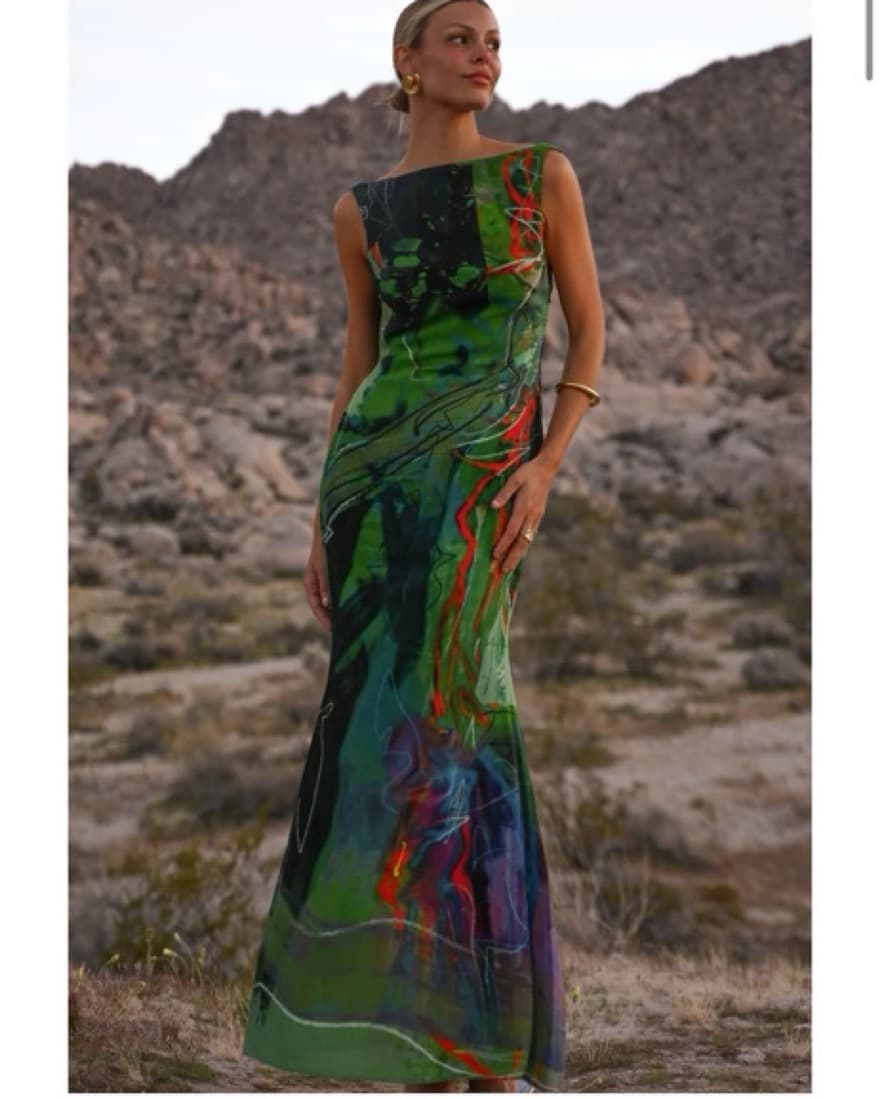 Yellow The Label Rhae Dress - Image 1