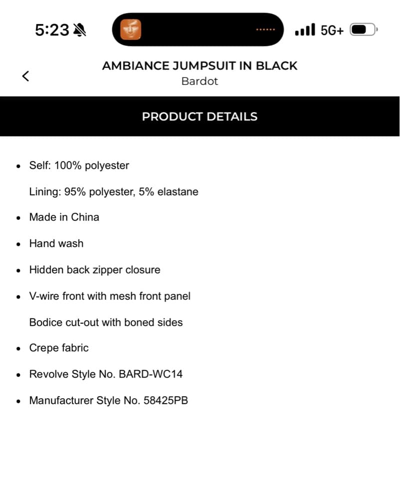Ambiance Jumpsuit in Black - Image 3