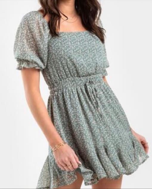 Floral Mini Dress - Image 1