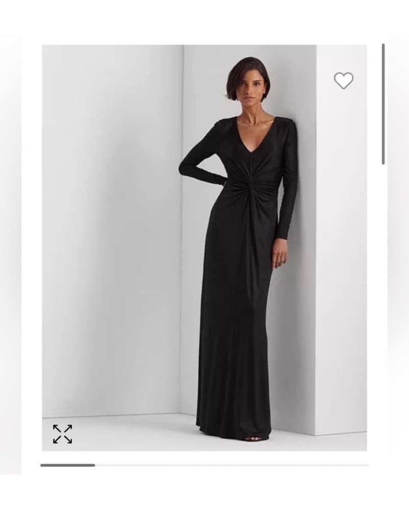 RALPH LAUREN Black Gown - Image 3