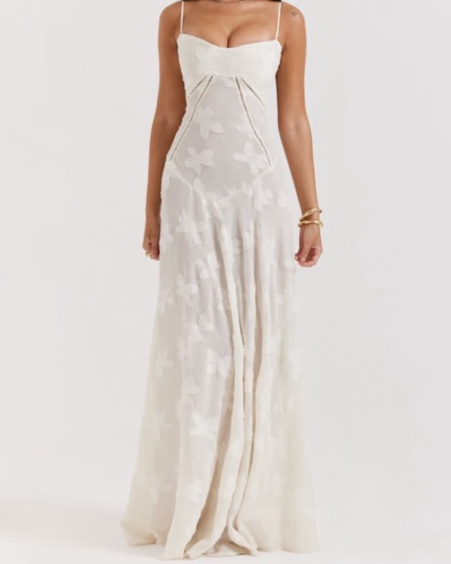 House Of CB Seren Lace Floral Dress  - Image 1