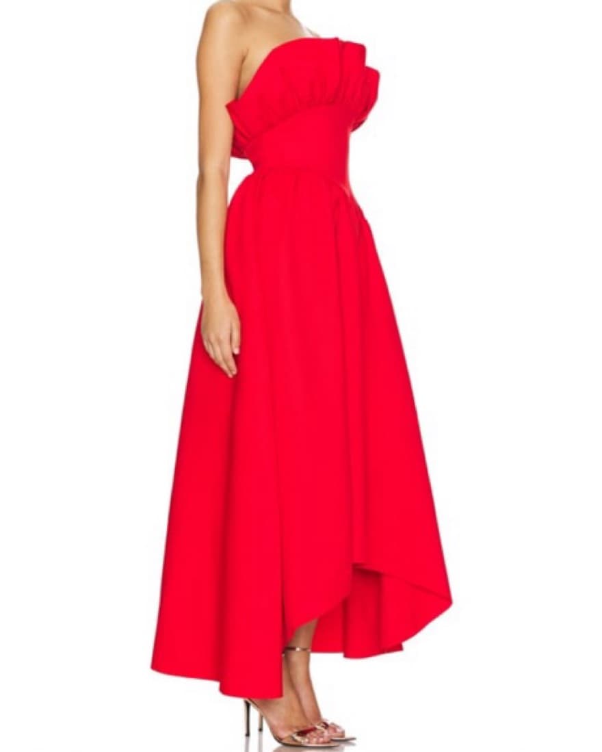 Elliatt Red Laurel Formal Dress  - Image 3