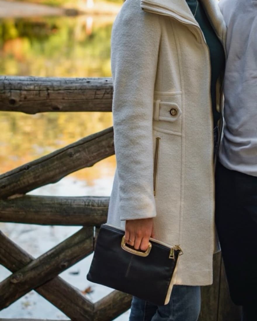 Ivory white Wool Coat - Image 1