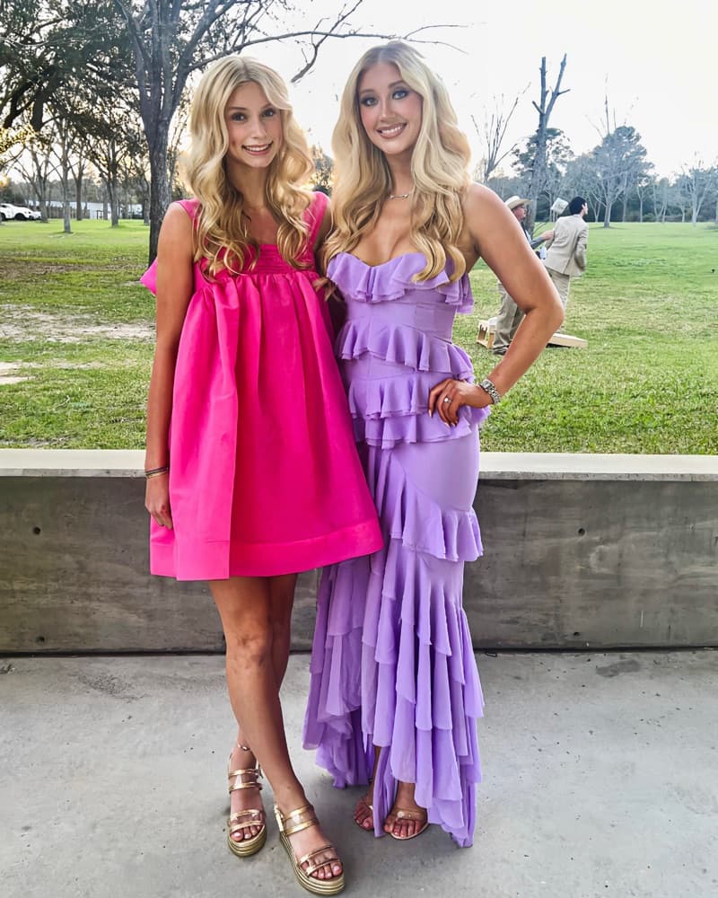 Revolve Michael Costello Ruffle Dress  - Image 1