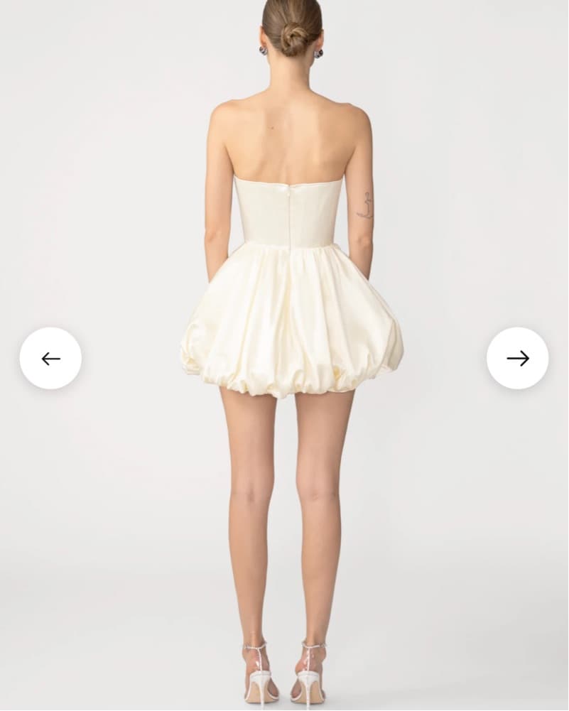 Sau Lee LYDIA SATIN MINI DRESS - Image 3