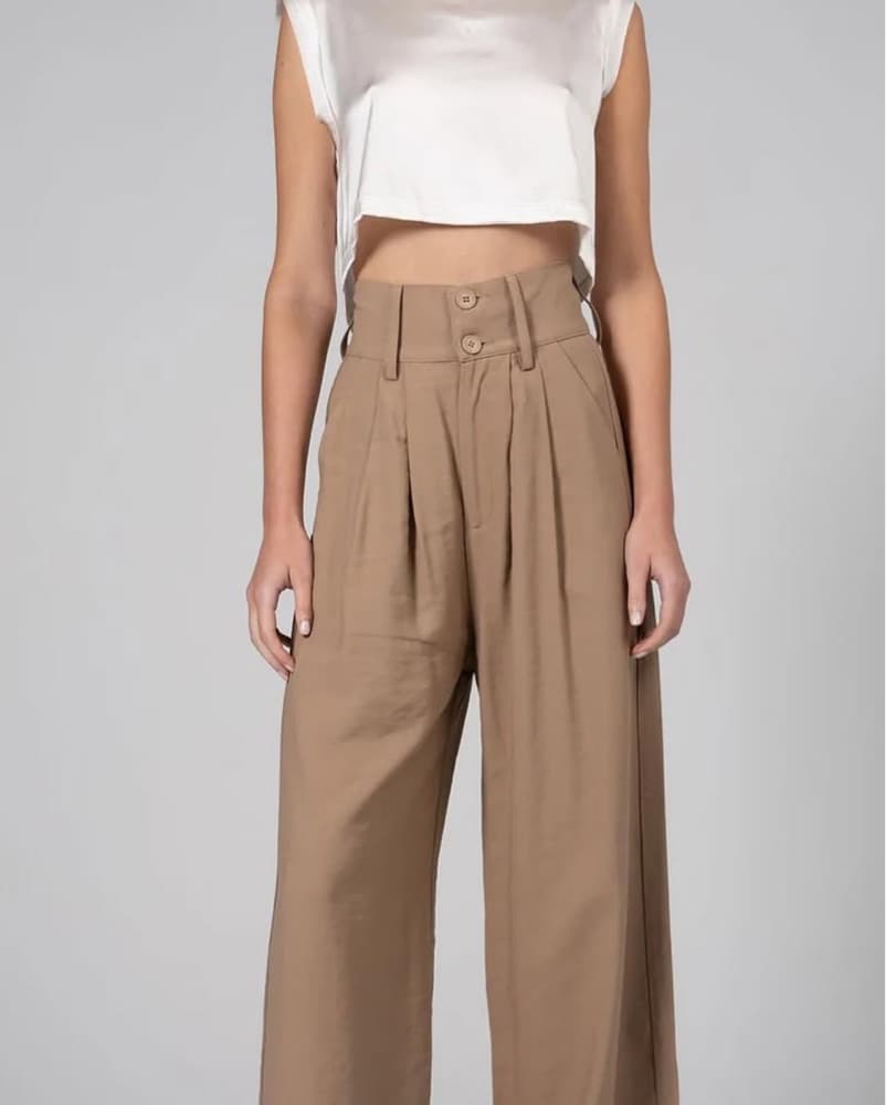 NONCHALANT mel crop ivory top  - Image 4