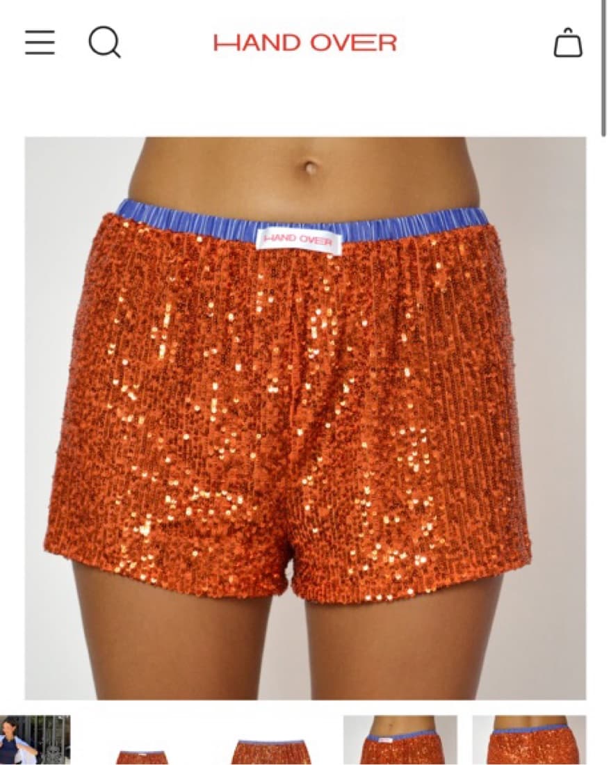 HANDOVER Orange Sequin Set - Image 3