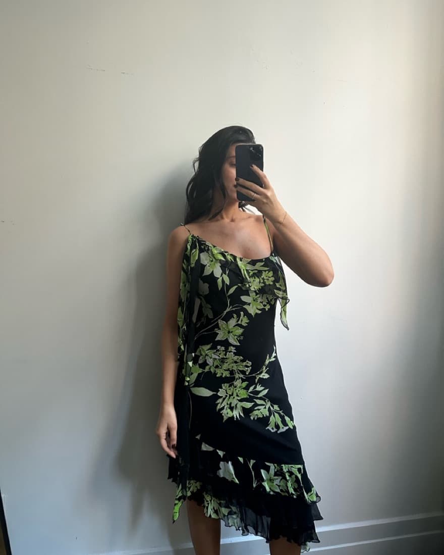 Vintage 90’s Silk Dress - Image 1