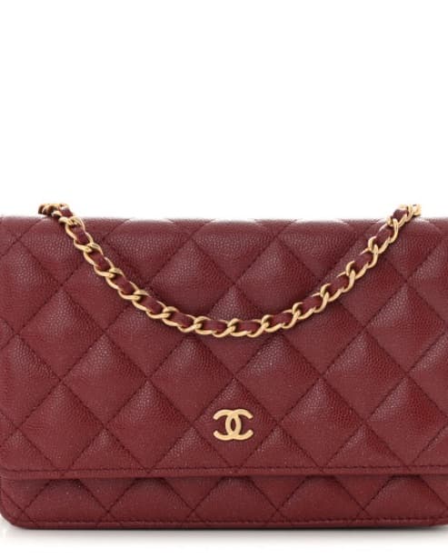 Chanel Caviar Quilted Wallet On Chain  - Image 3