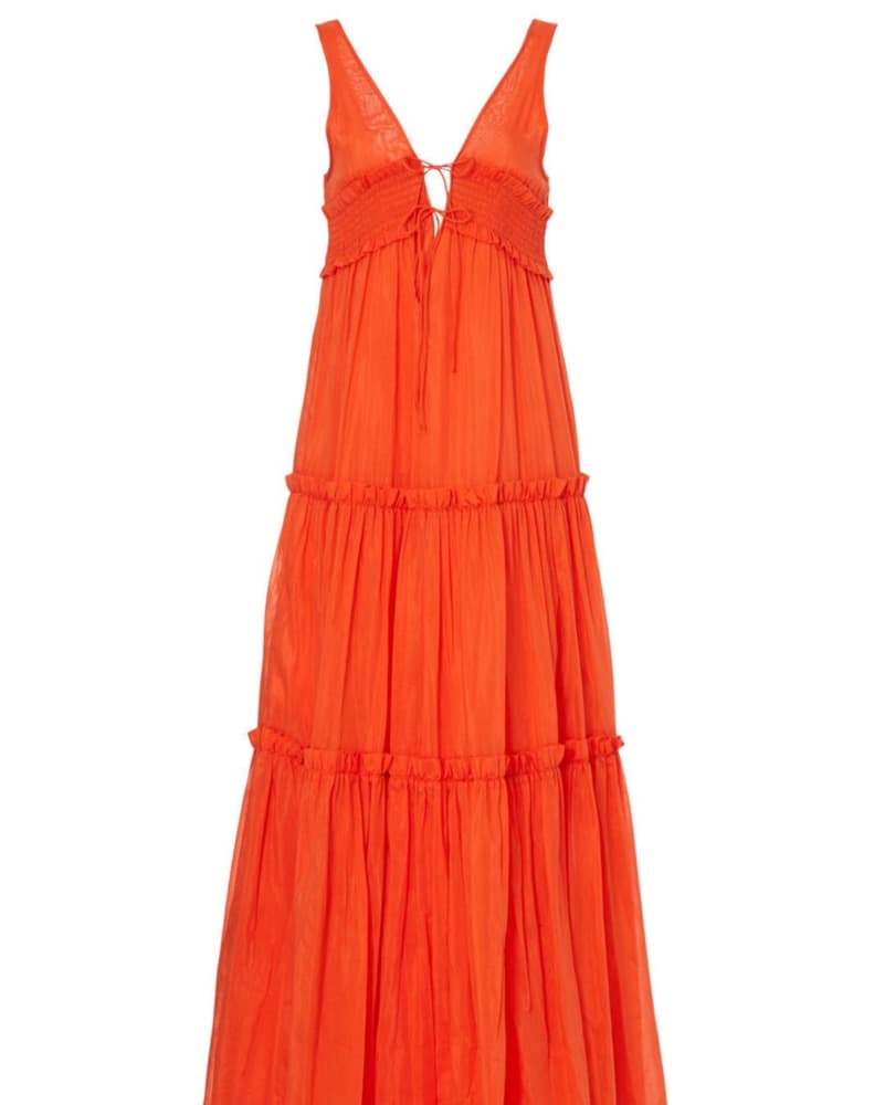 Vibrant Ruffled Maxi Dress By Nicholas - Image 2