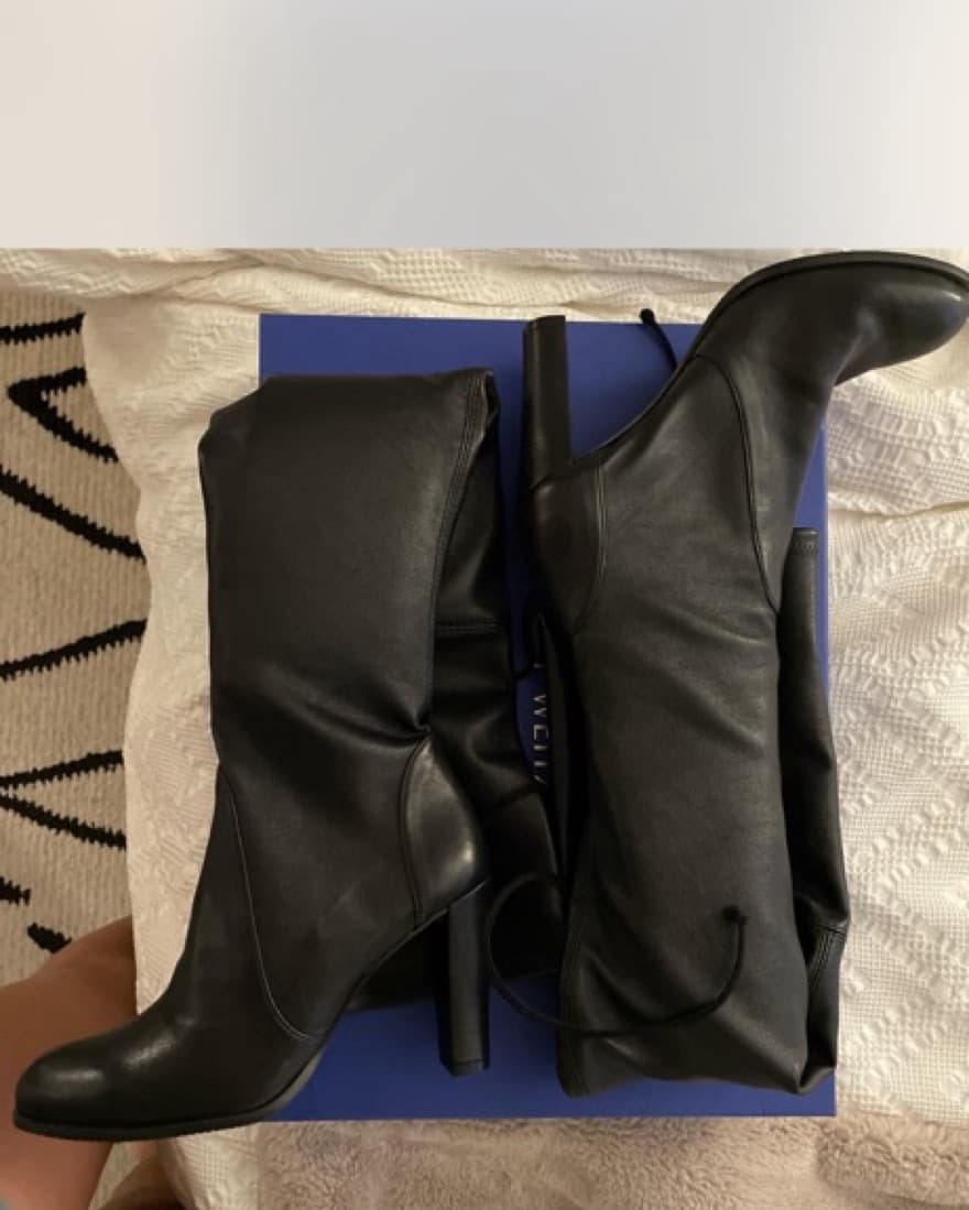 Stuart Weitzman Highland Leather Boots - Image 3
