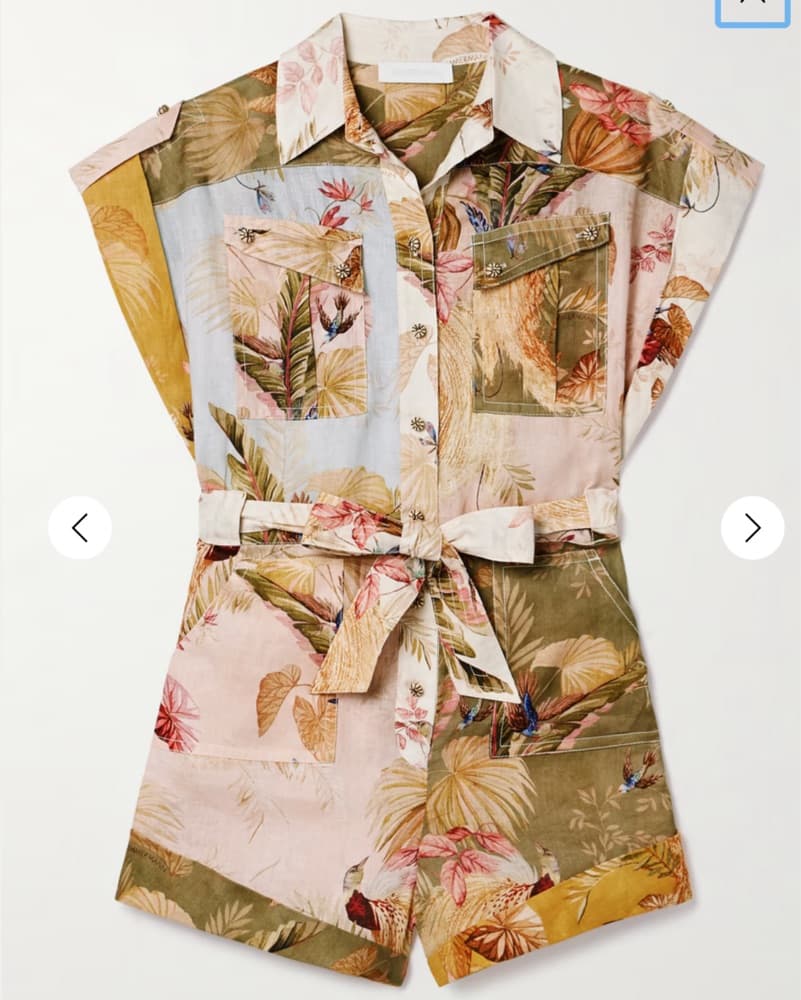 Zimmermann Floral Playsuit - Image 4