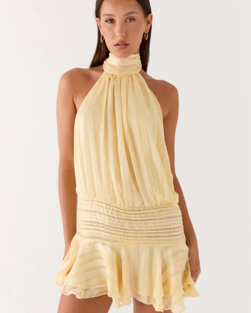 Peppermayo WILLOW CHIFFON MINI DRESS - Y - Image 1