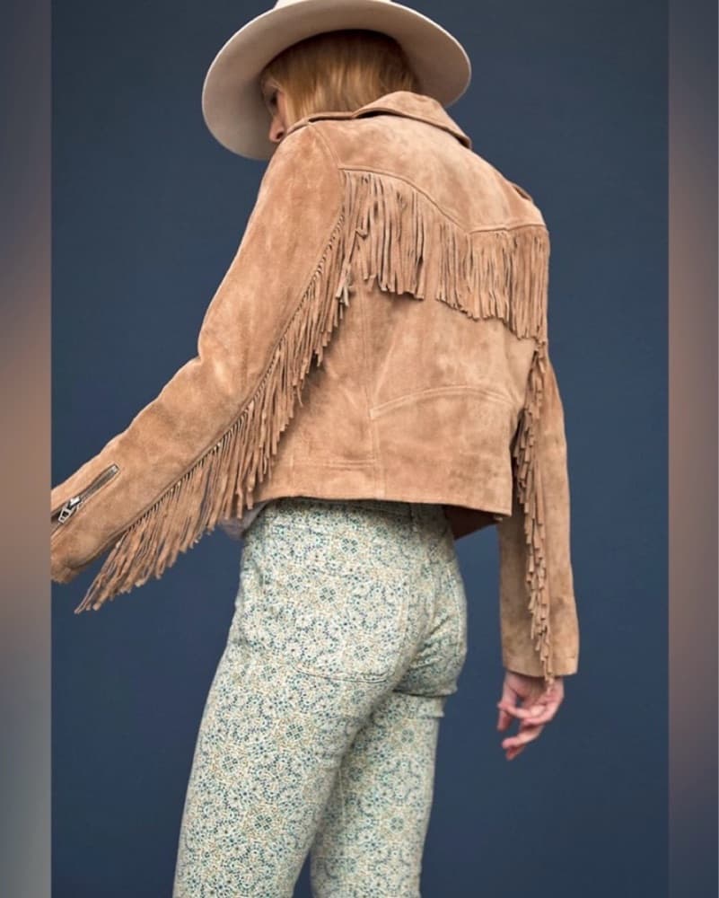 Fringe Suede Jacket - Image 3
