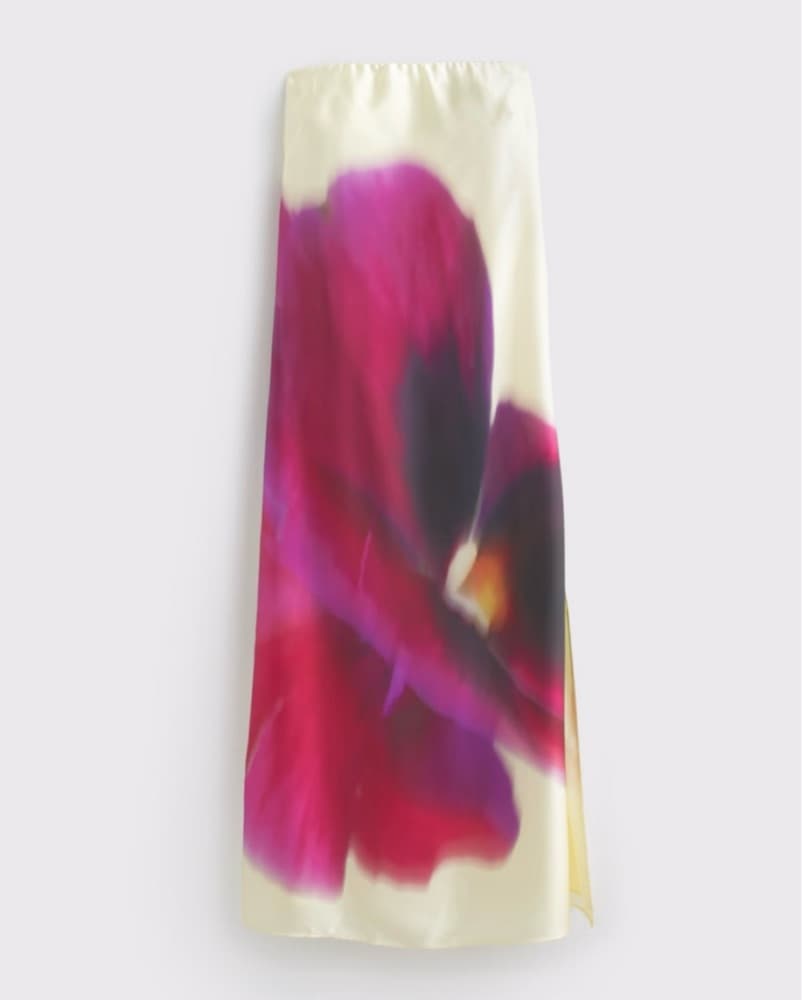 Pastel Yellow Strapless Slip Midi Dress - Image 2