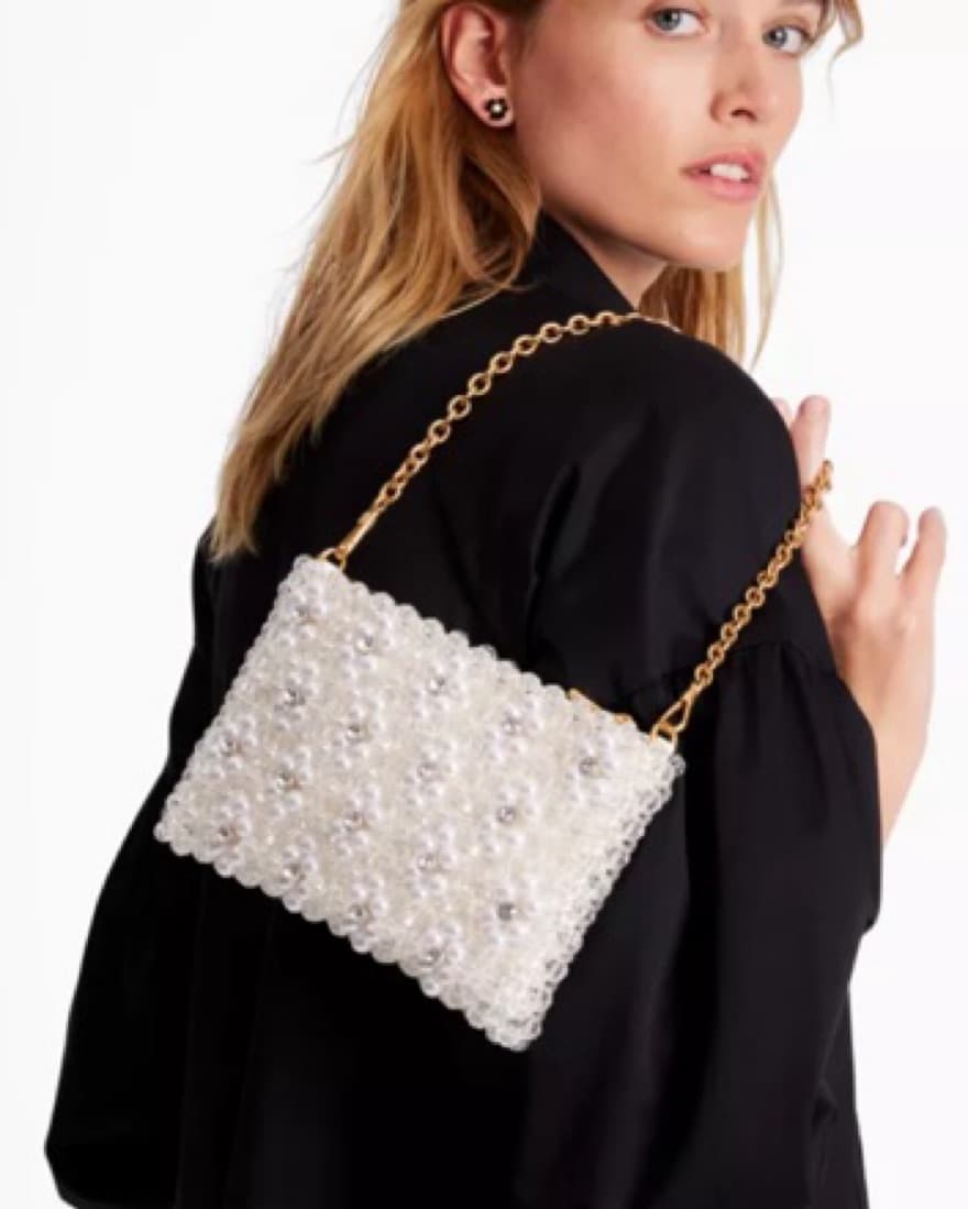 Kate Spade Purl Beaded Clutch - Image 1