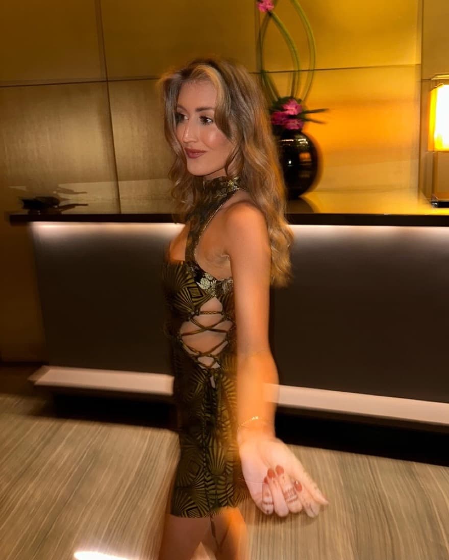 Kim Shui Halter Mini Cutout Dress - Image 4