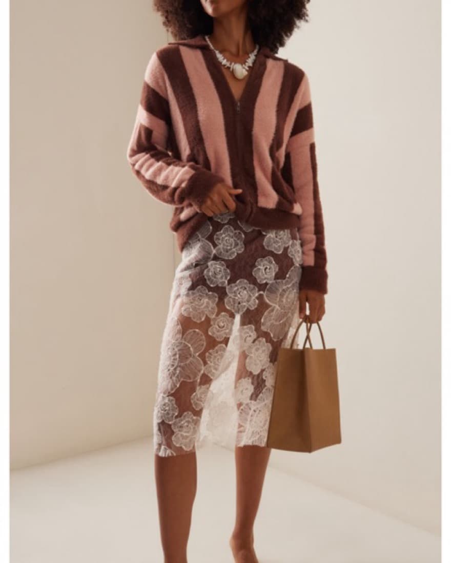 Siedrés Lenn Striped Knit Jacket  - Image 2