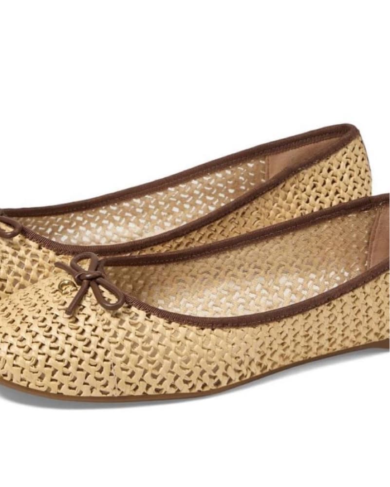 Coach Abigail Raffia Ballet Flat - Image 1