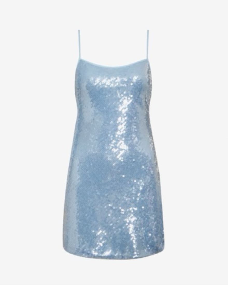 Light Blue Sequin Mini  - Image 2