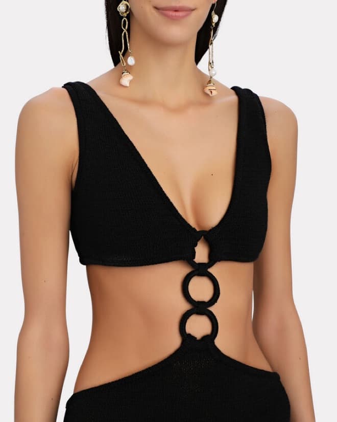 Cult Gaia Black Dress - Image 4