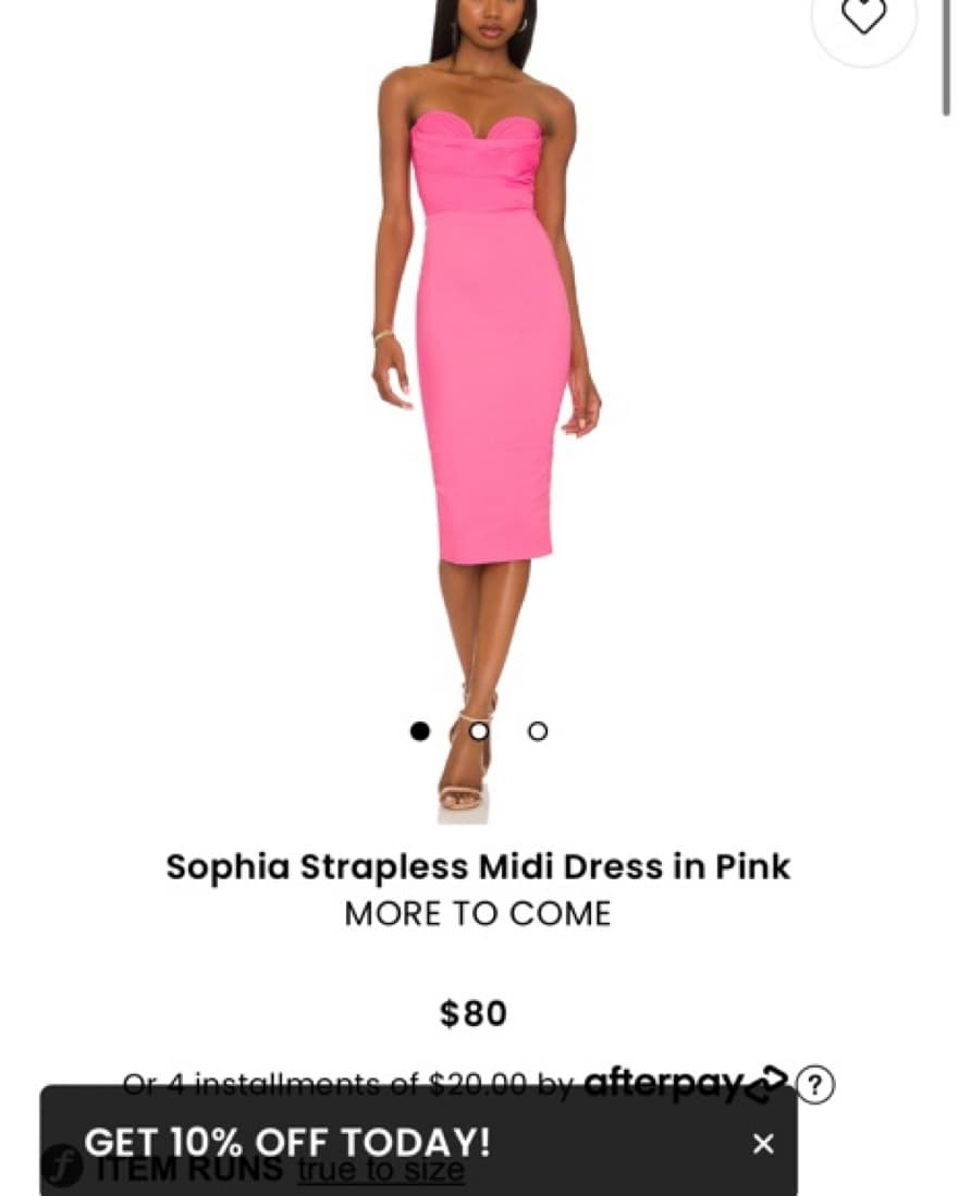 Pink Revolve Midi Dress - Image 2