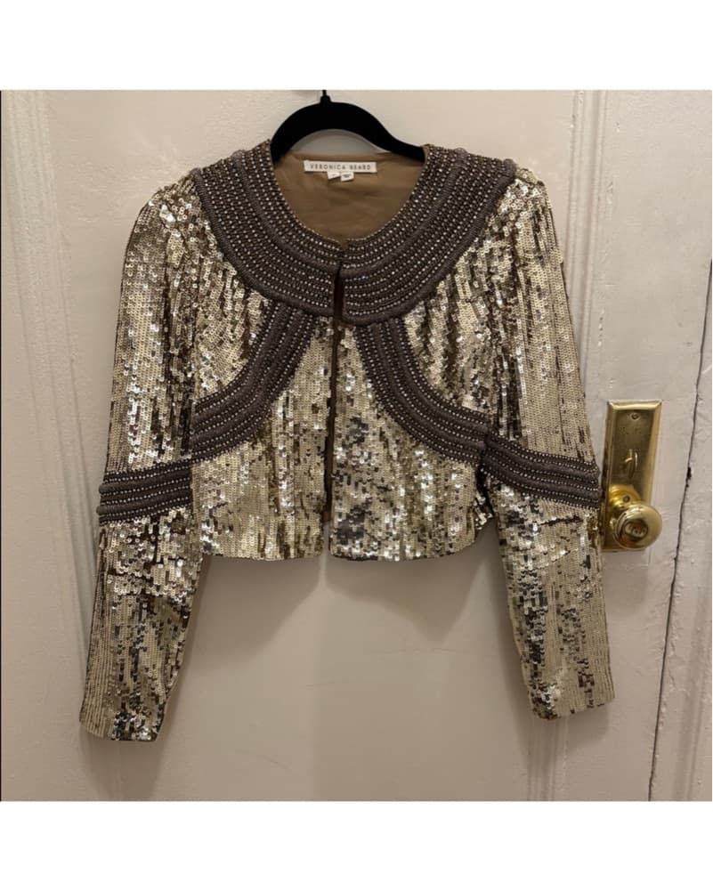 Veronica Beard Sequin Beaded Jacket - Image 3