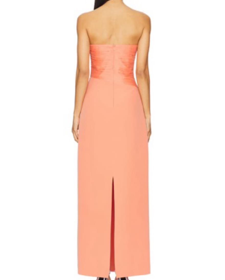 AMUR Diana Gown In Peach Sky - Image 2