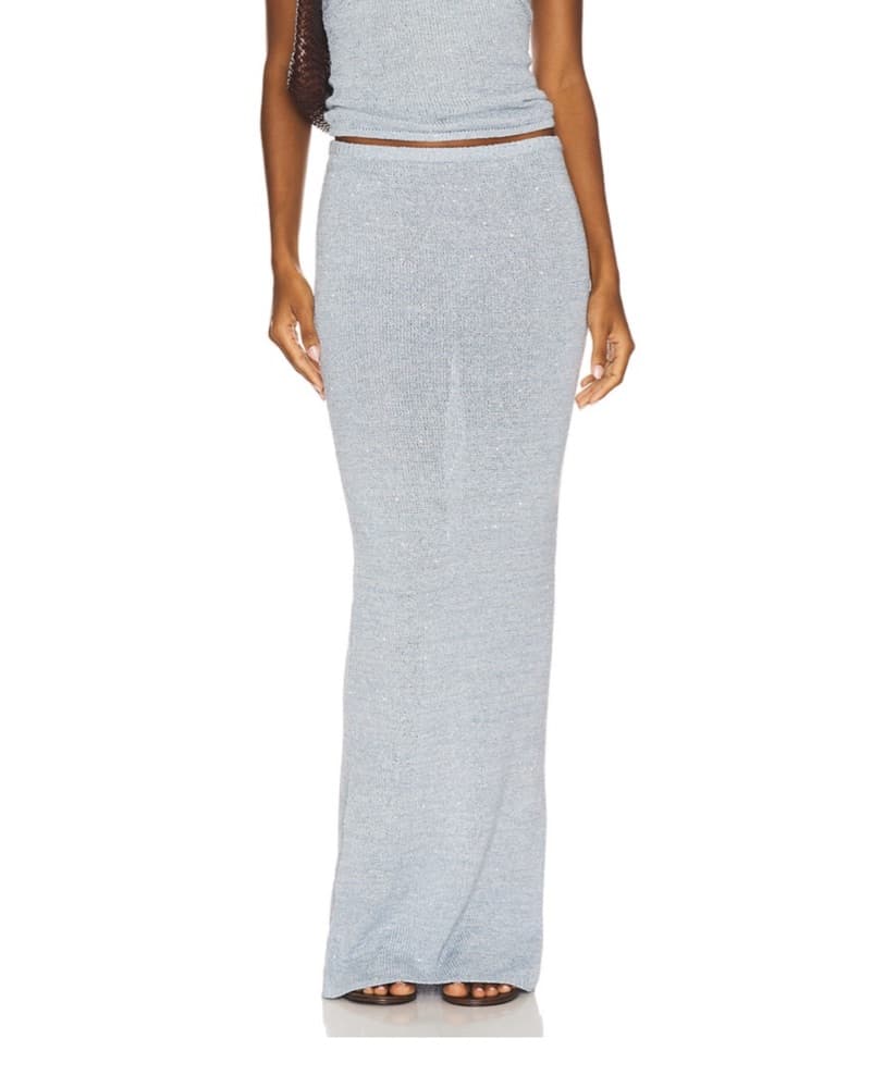Asta Resort Sequin Maxi Skirt - Image 1