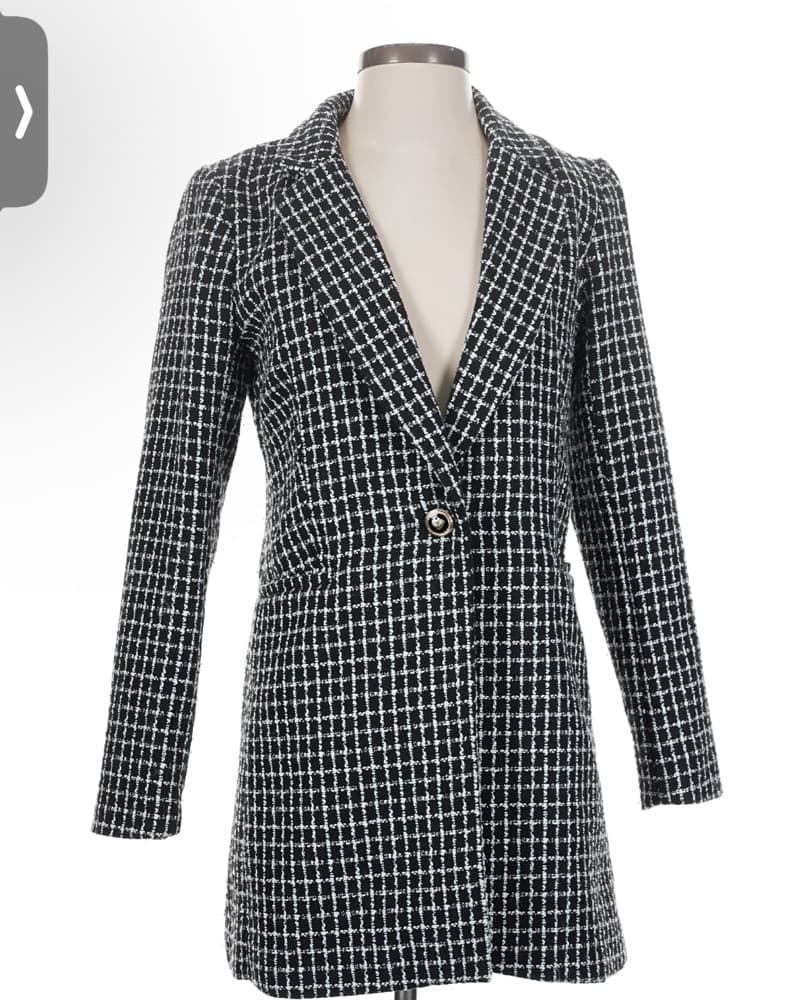 Black and White Blazer Dress  - Image 1