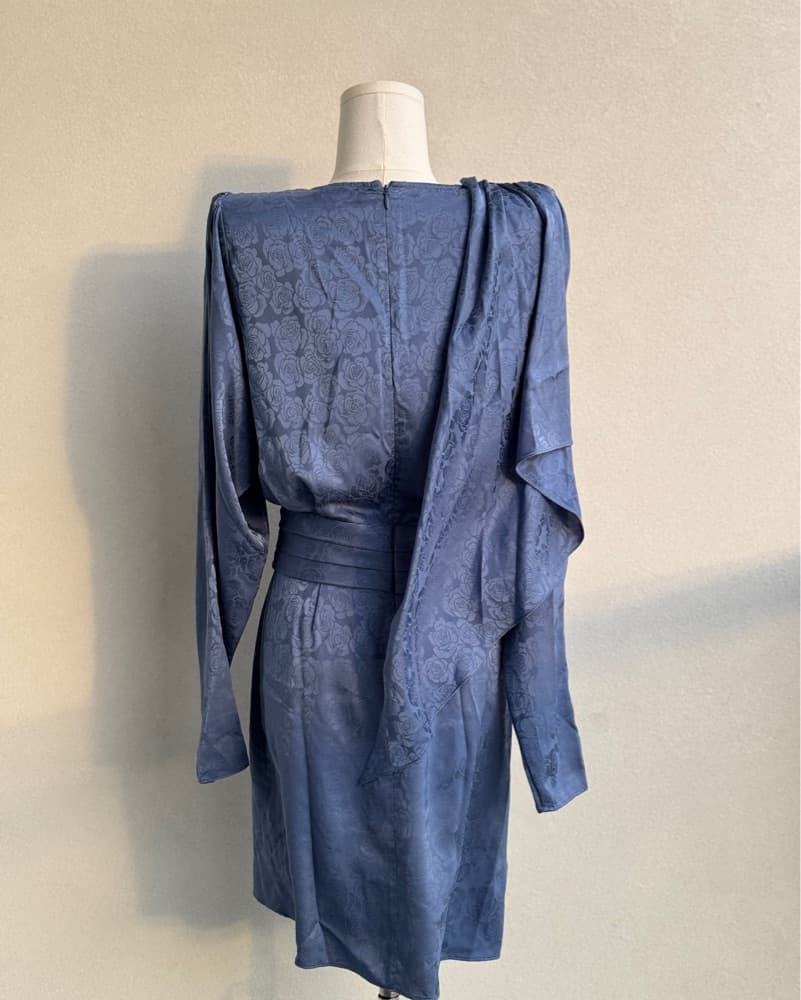 Ronny Kobo Elegant Blue Cocktail Dress - Image 2