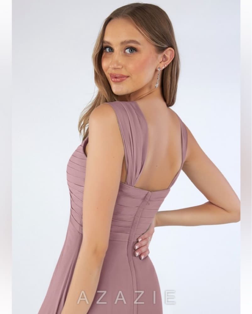 Off The Shoulder Pink Maxi Dress - Image 3