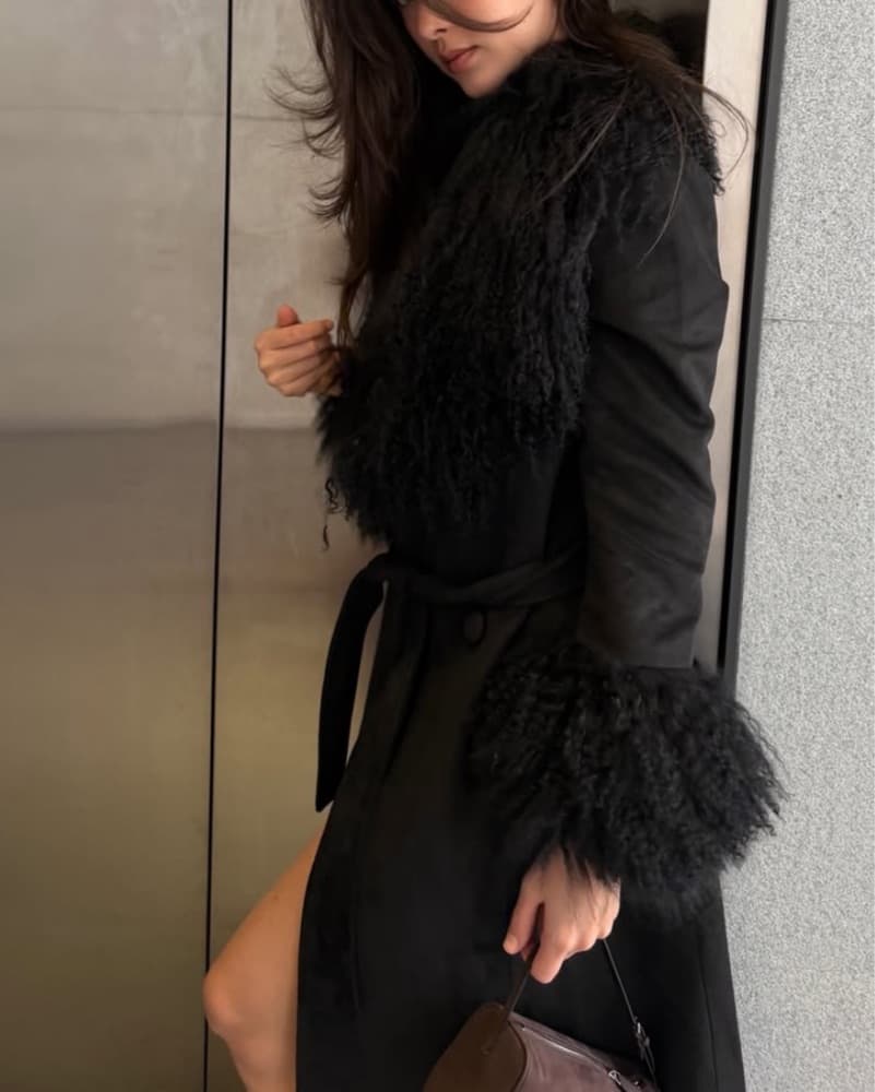 Charlotte Simone Black Penny Lane Coat - Image 2