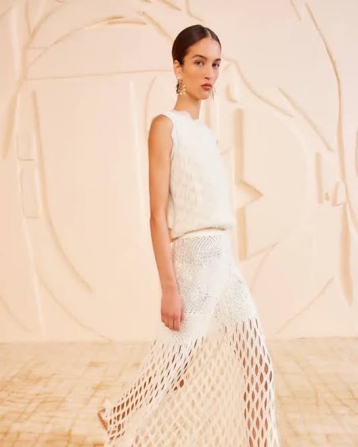 Ulla Johnson Kalista Crochet Cotton Maxi - Image 5