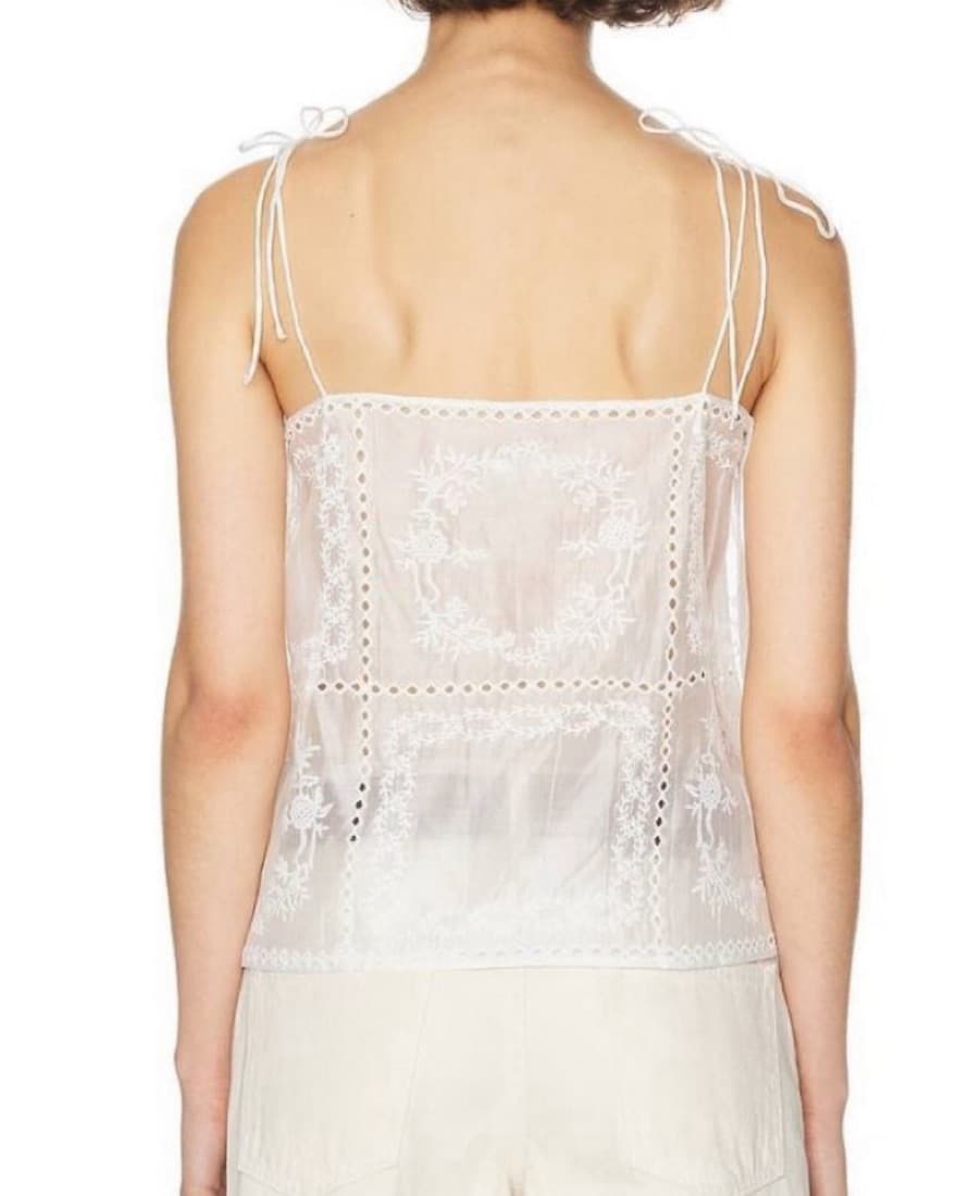 Helsa White handkerchief Top - Image 4
