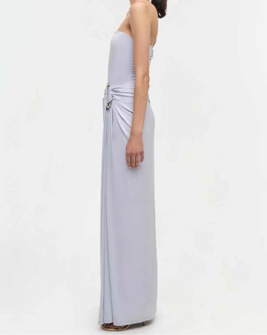 SIMKHAI Emma Strapless Jersey Gown - Image 3