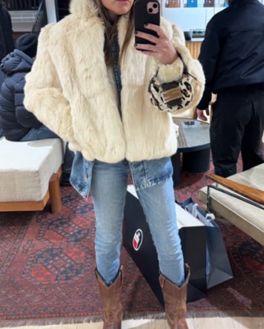 Rabbit Fur Jacket - Image 2