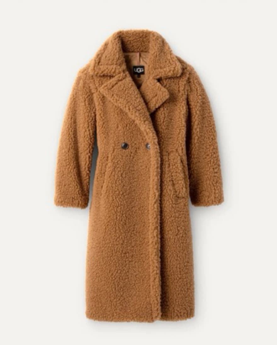 Brown Teddy Trench Coat - Image 2