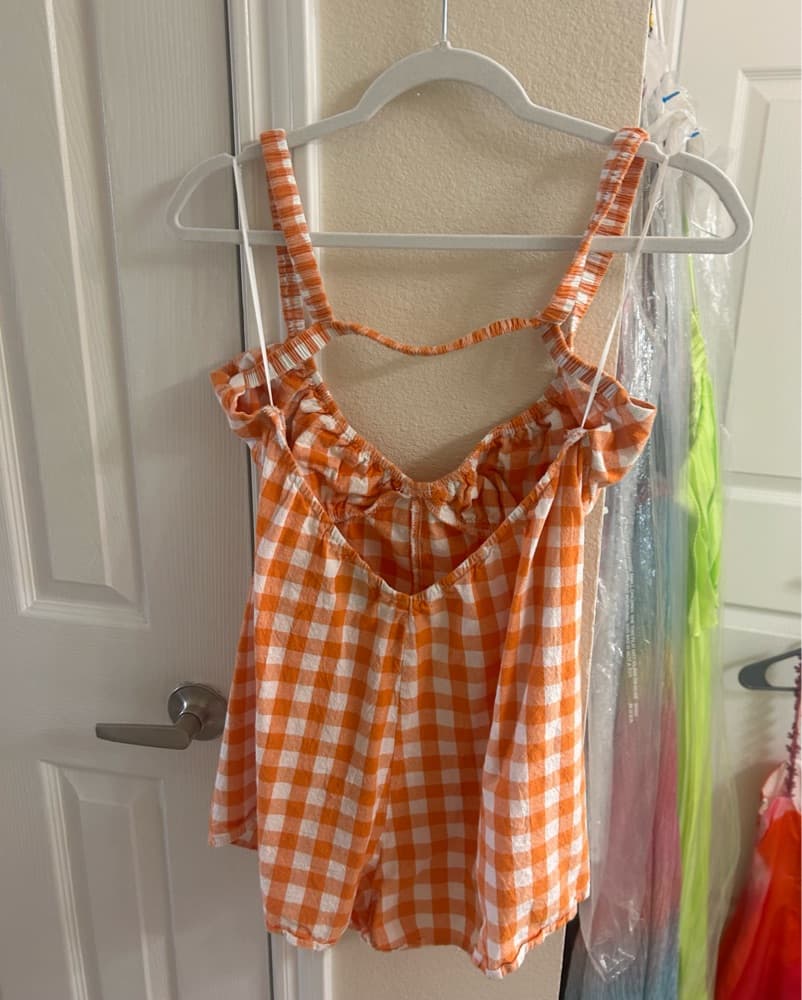 Princess Polly Gingham Romper  - Image 3