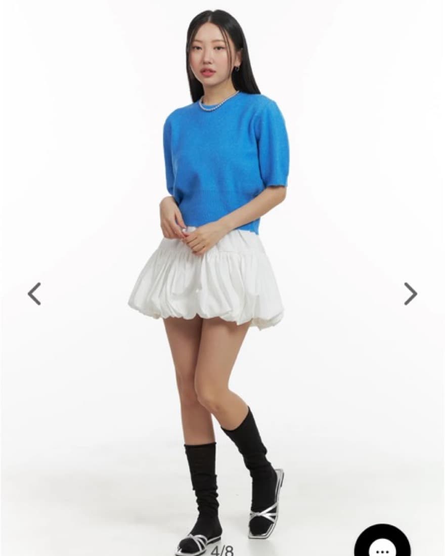 Oak And Fort White Balloon Skirt  - Image 3