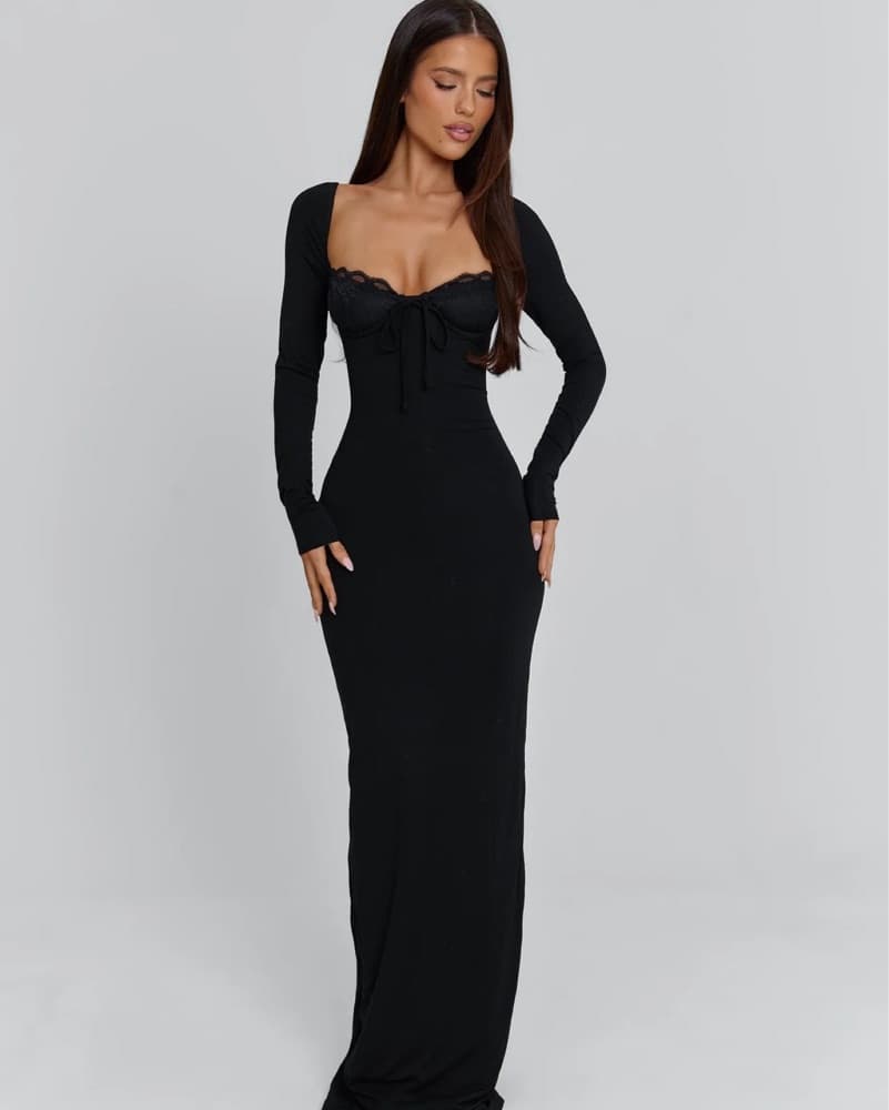 Dionne Long Sleeve Maxi Dress - Image 3