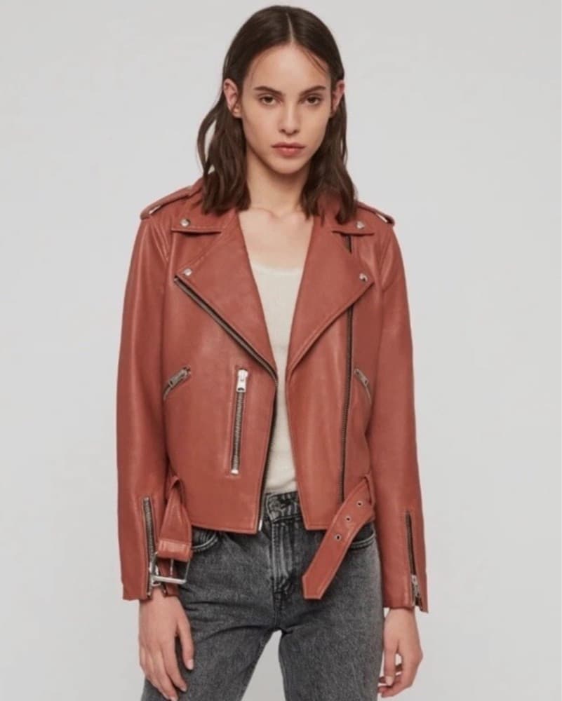 AllSaints Balfern Leather Biker Jacket  - Image 2