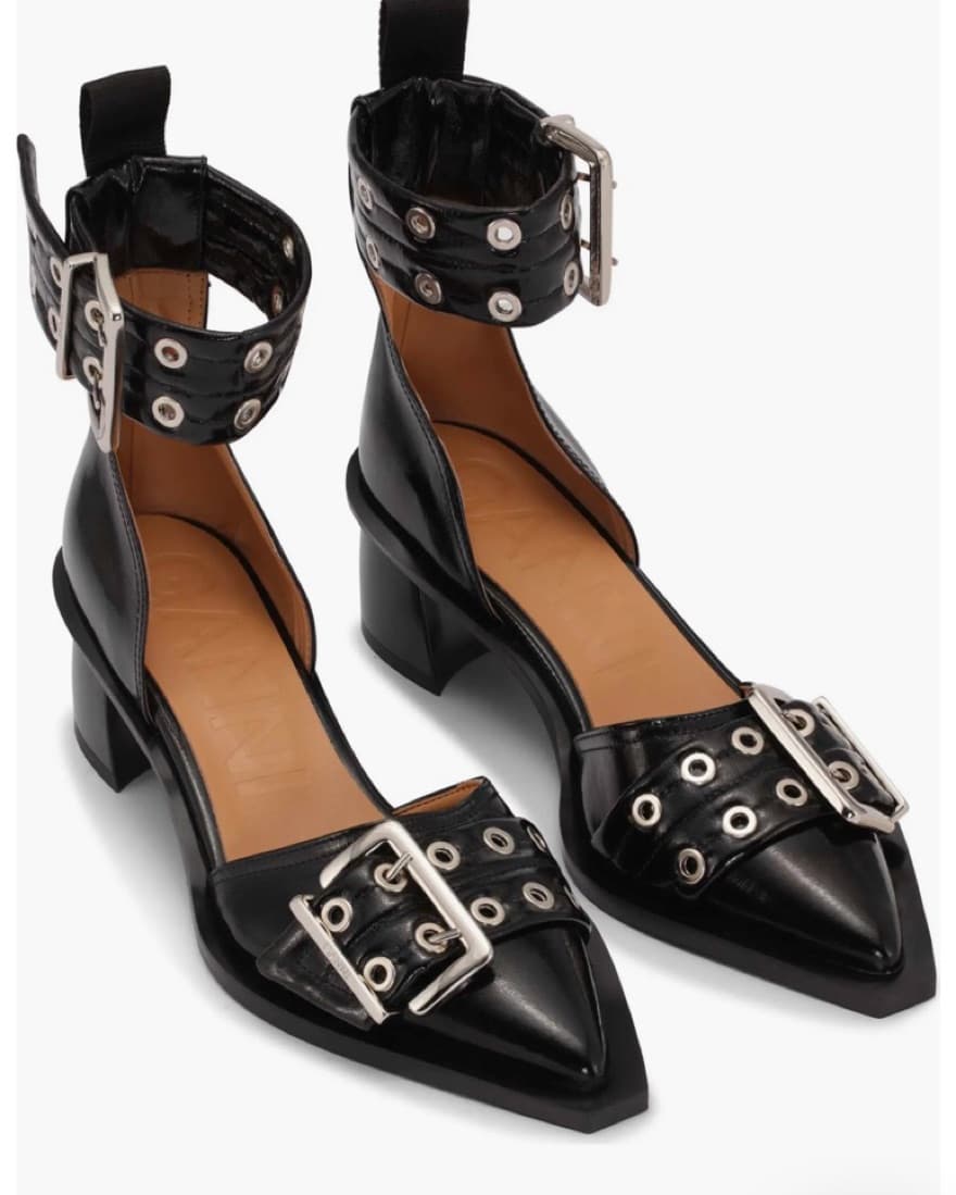 Buckle Strap Ganni Heels - Image 1