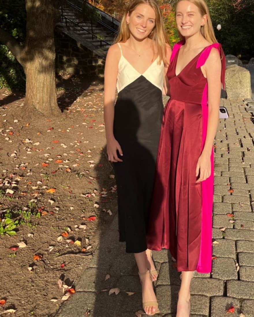Black and White Dissh Maxi Dress - Image 2