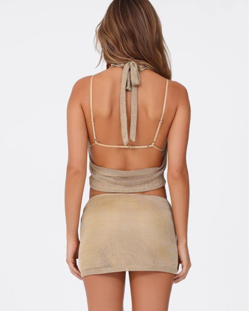 Tigermist 3 Piece Skirt Set Gold - Image 4