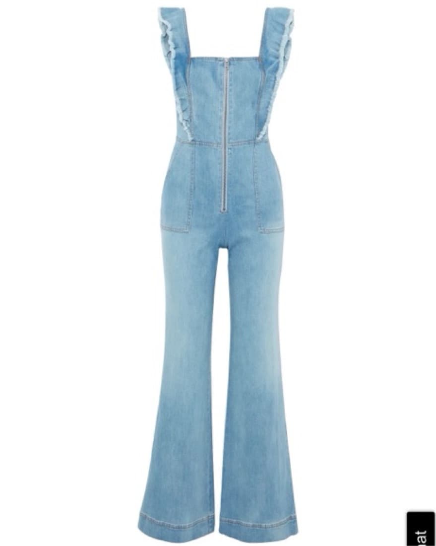 Alice + Olivia Denim Jumpsuit - Image 4