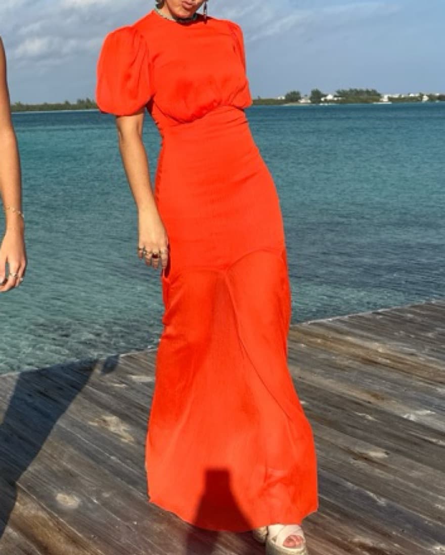 De La Vali Aqua Dress - Image 1