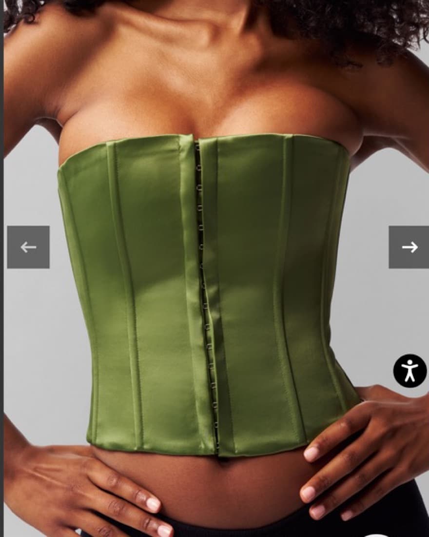 Danielle Guizio Satin Corset - Image 3