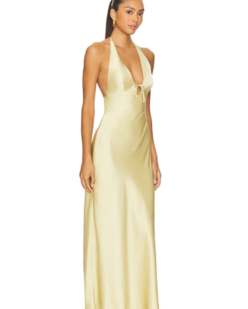 Otis Dress In Lemongrass - Image 2